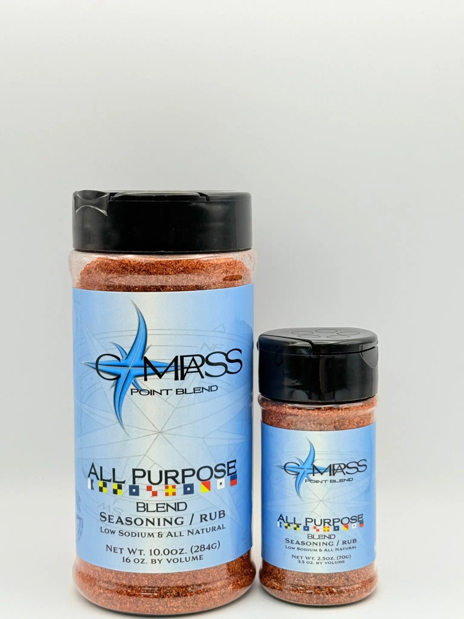 Main Street Collective: All Purpose Seasoning Blend, two sizes. Low sodium, all natural, culinary spice for all occasions