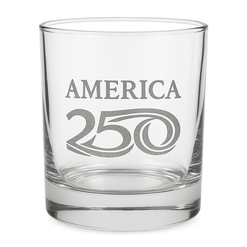 Matching Whiskey Glass (Optional Purchase of Additional Drink ware) Customizable