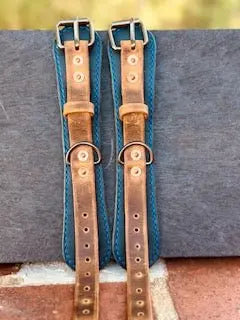 Ankle restraints: Leather, handmade, BDSM bondage gear by Main Street Collective.