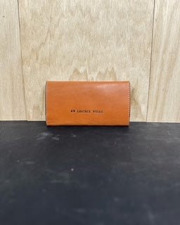 EW Leather Works Women's Wallet: Brown Leather Wallet with Card Slots