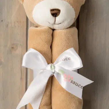 Teddy Bear Animal Banky - Soft Plush Security Blanket for Babies - Main Street Collective