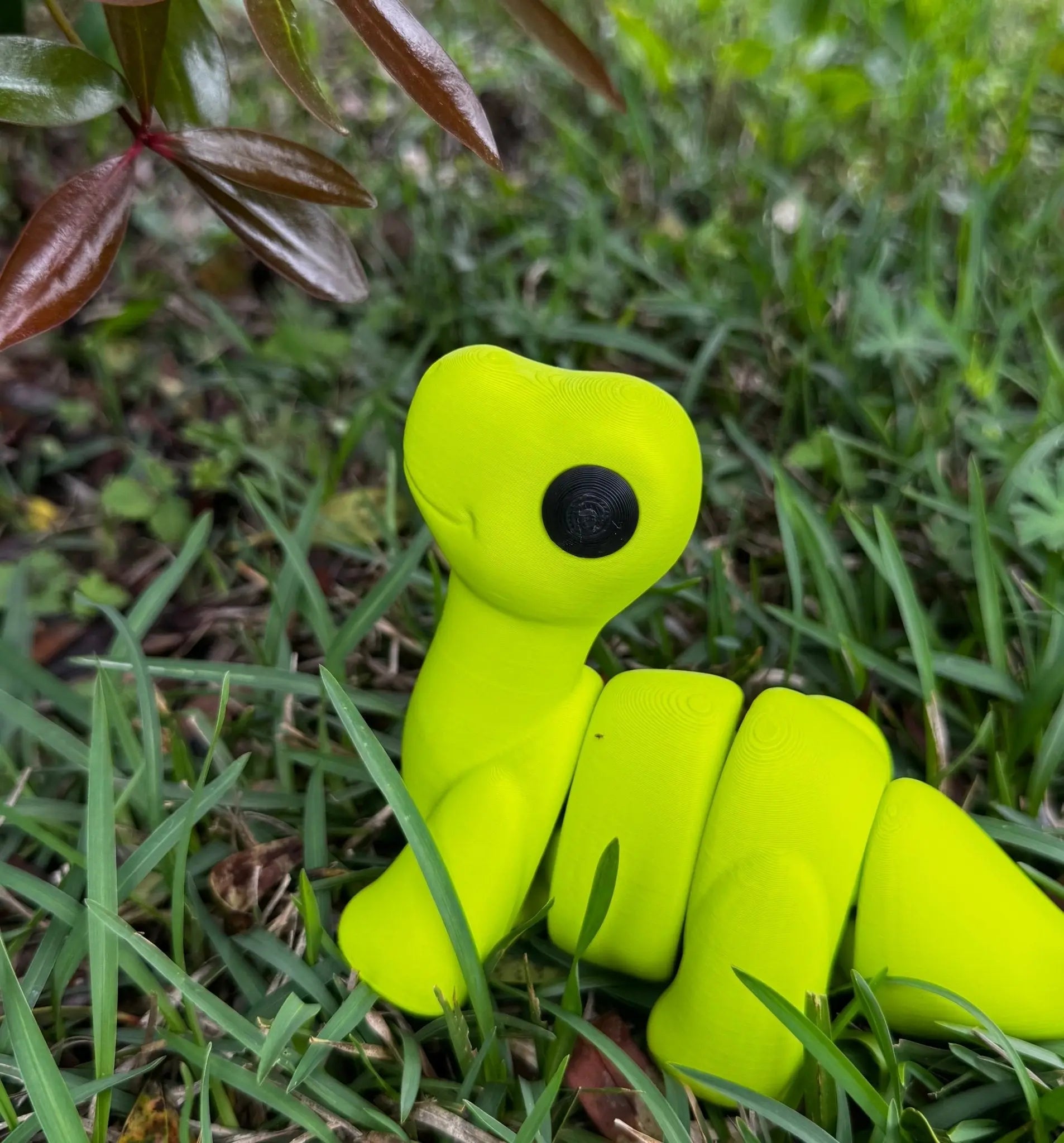 3D Printed Brontosaurus Fidget Toy - Handmade Sensory Dinosaur Toy - Mushroom Lady Co.