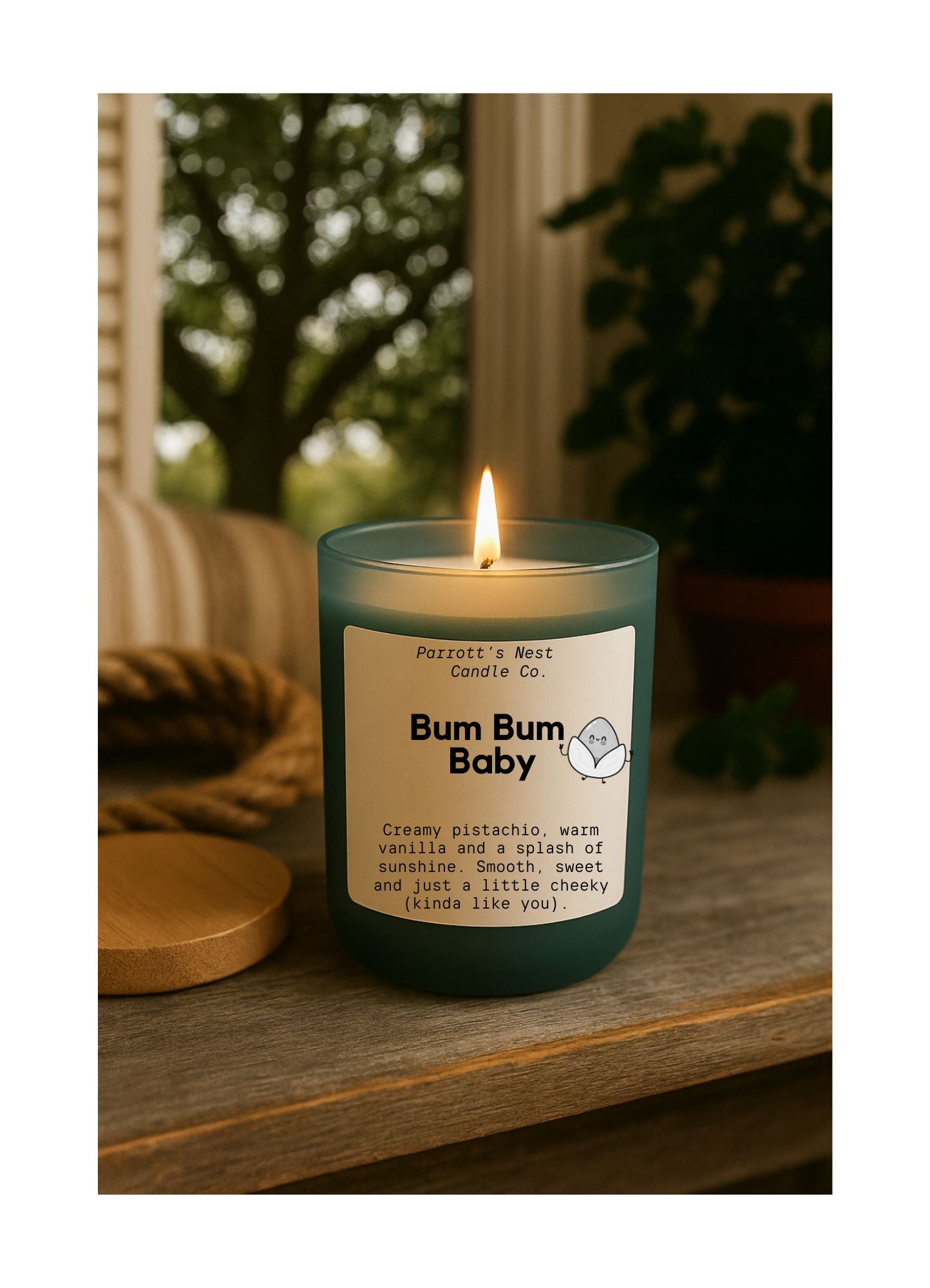 Bum Bum Baby 8oz Hand Poured soy Candle