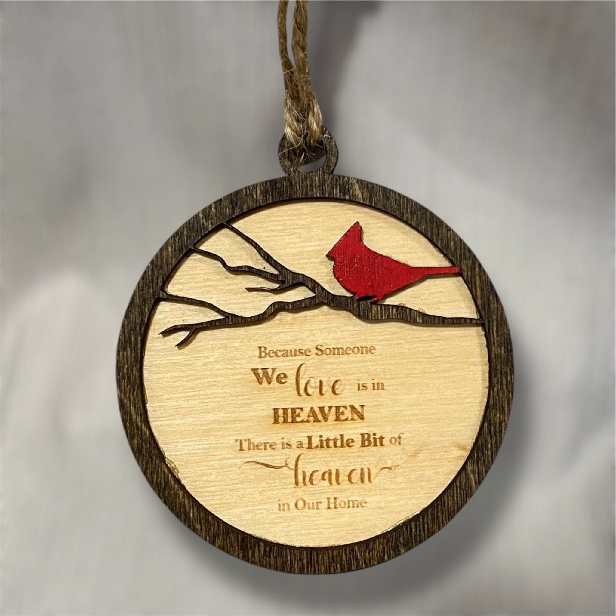 A Little Bit of Heaven Cardinal Memorial Ornament