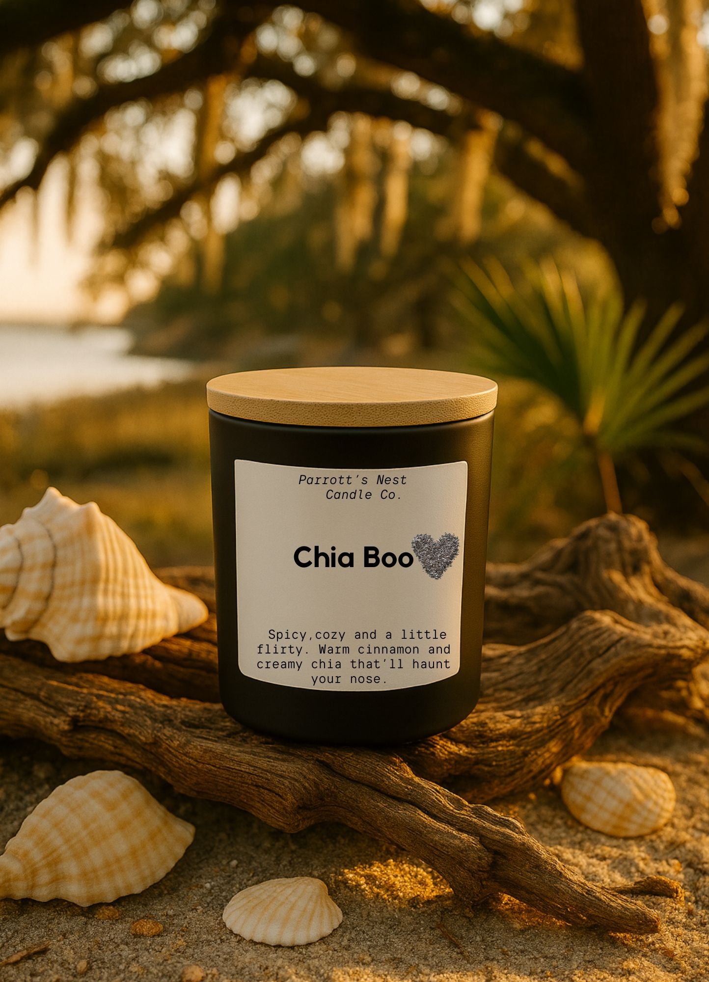 Chia Boo- 8oz Hand Poured Soy Candle