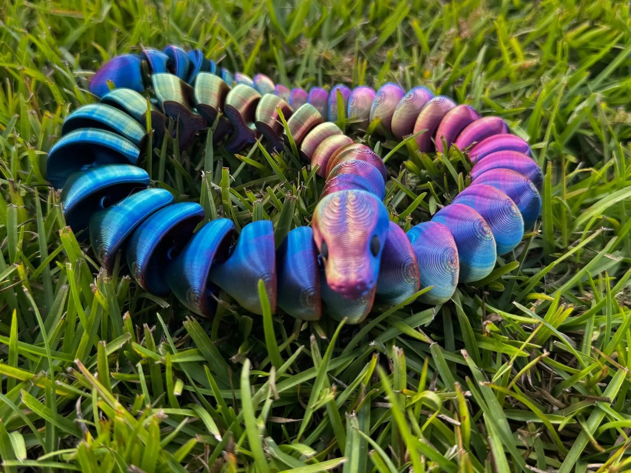 Color Shift Snake Fidget Toy Mushroom Lady Co