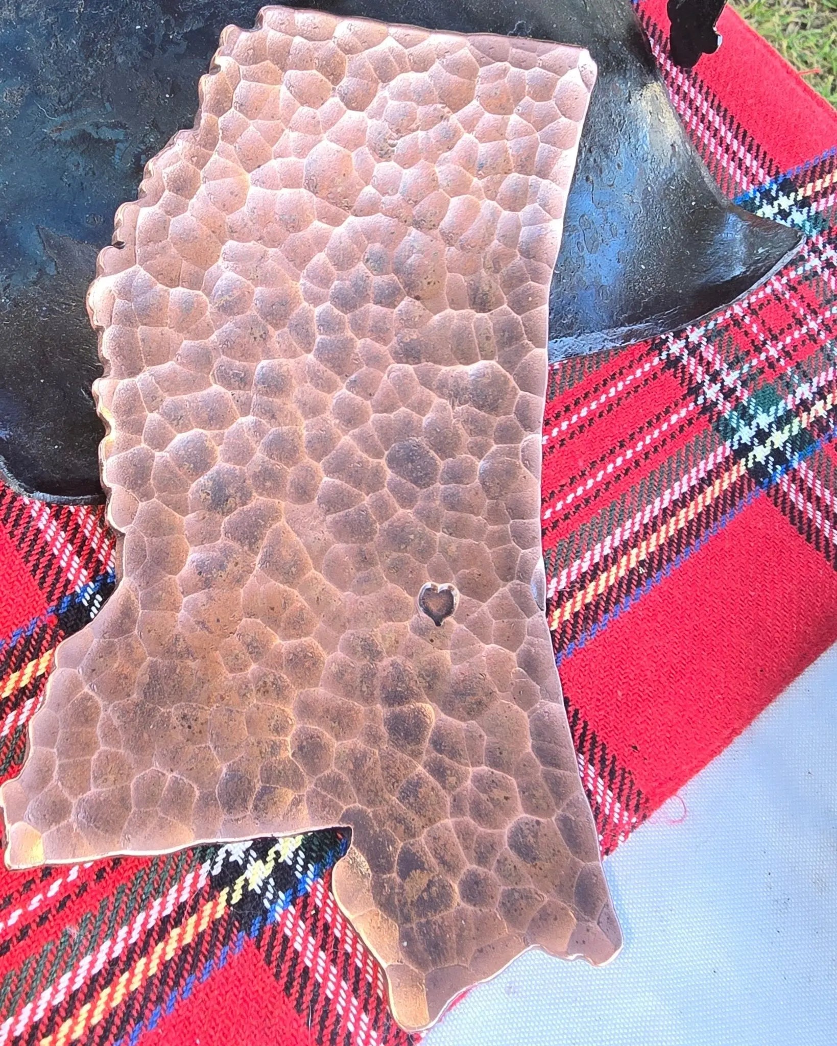 Copper Mississippi Dish - State Shaped Home Decor - Handmade Southern Charm