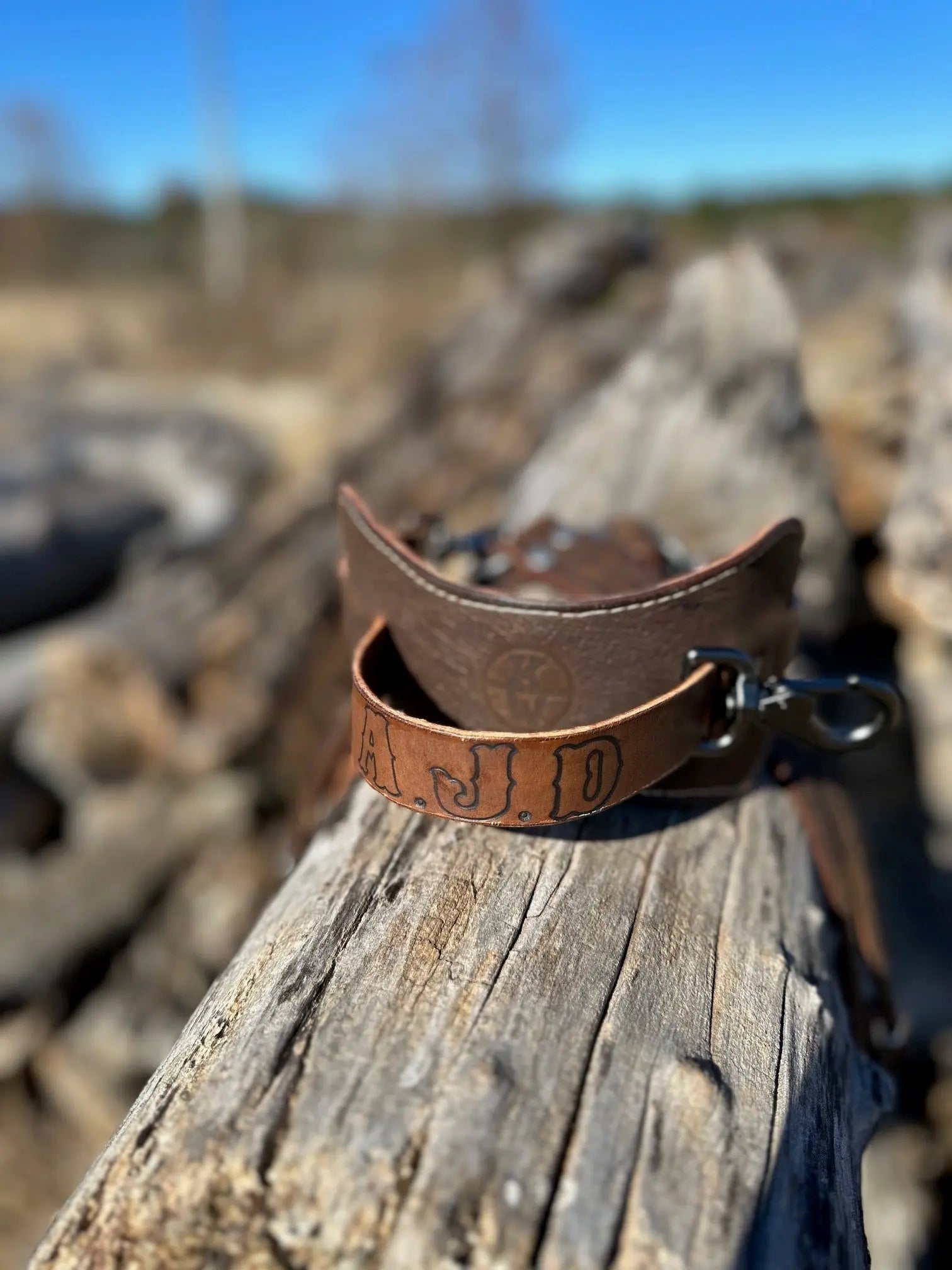 Custom Leather Duck Lanyard - "AJ's Old" Duck Hunting Strap with 12 Loops, Personalized Duck Carrier | Main Street Collective