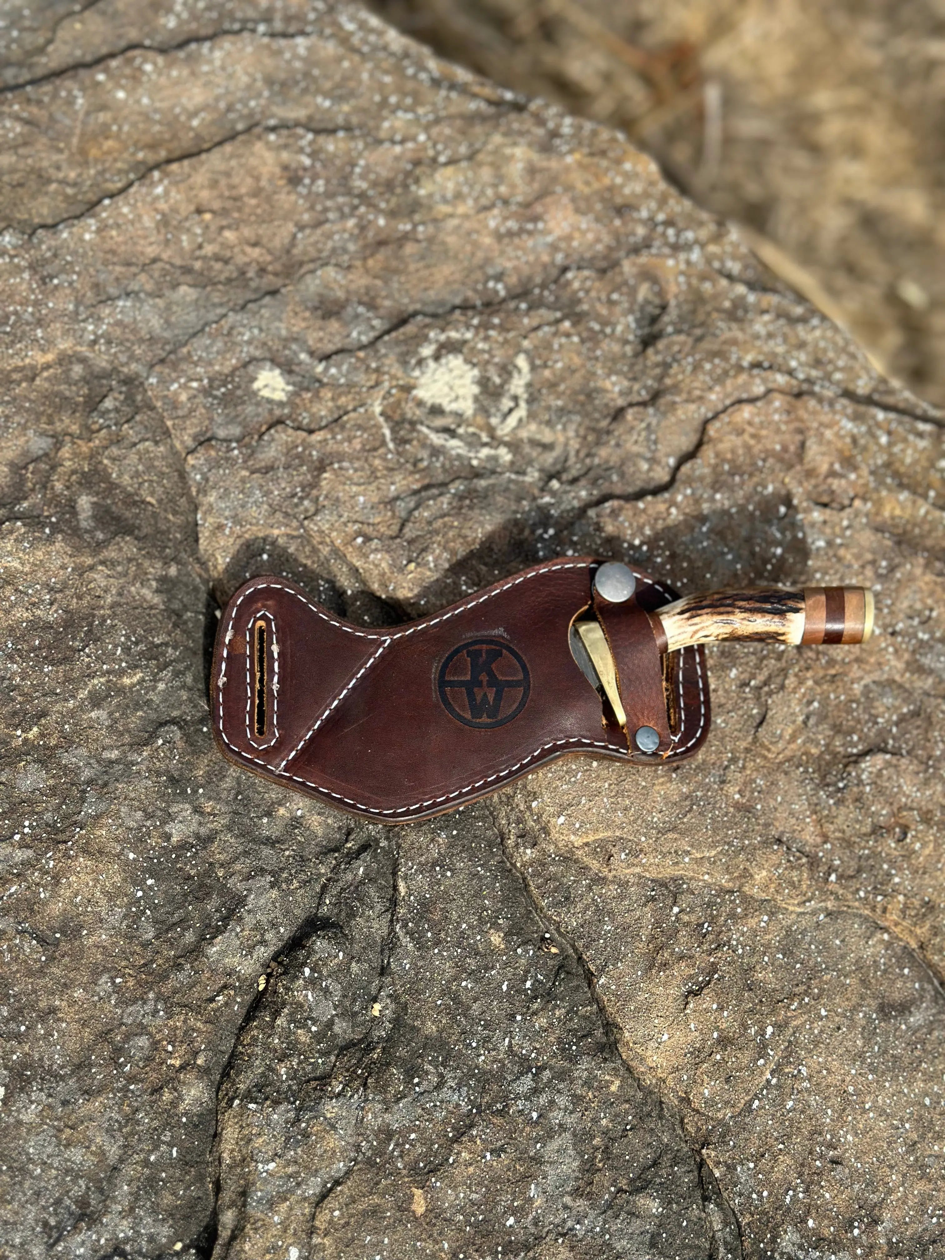 Custom Leather Knife Sheath Kw Leatherworks