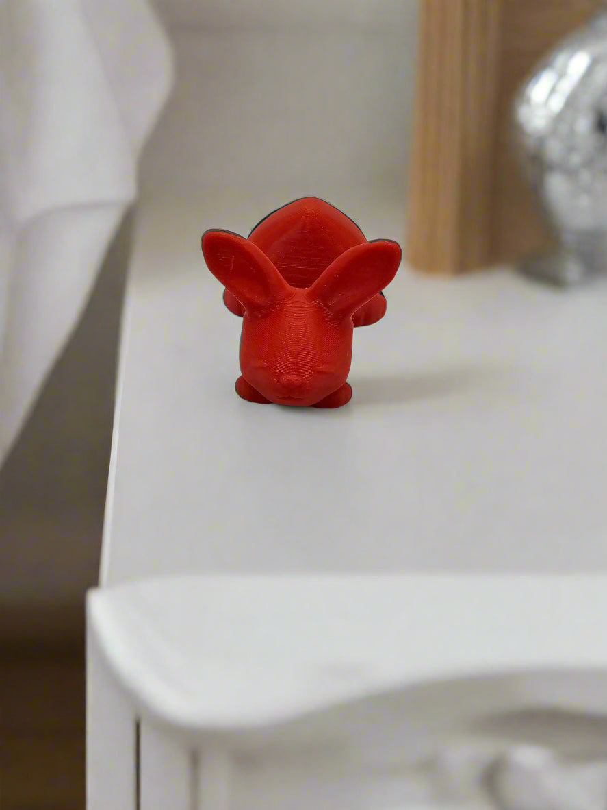 Bunny Phone Holders from The Tween Space styled on a nightstand – Mississippi handmade gifts