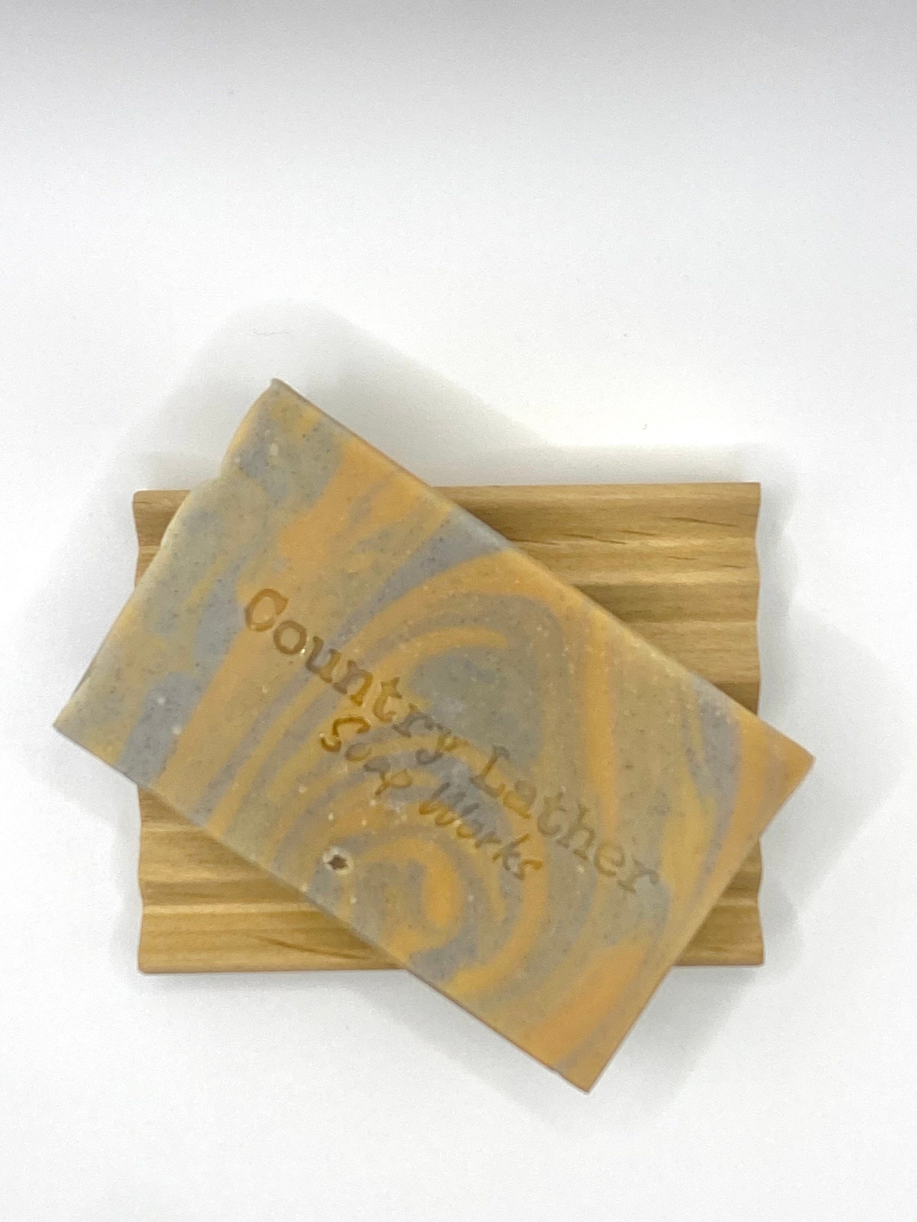 Country Lather Ripped Soap Bar - Activated Charcoal Men's Soap