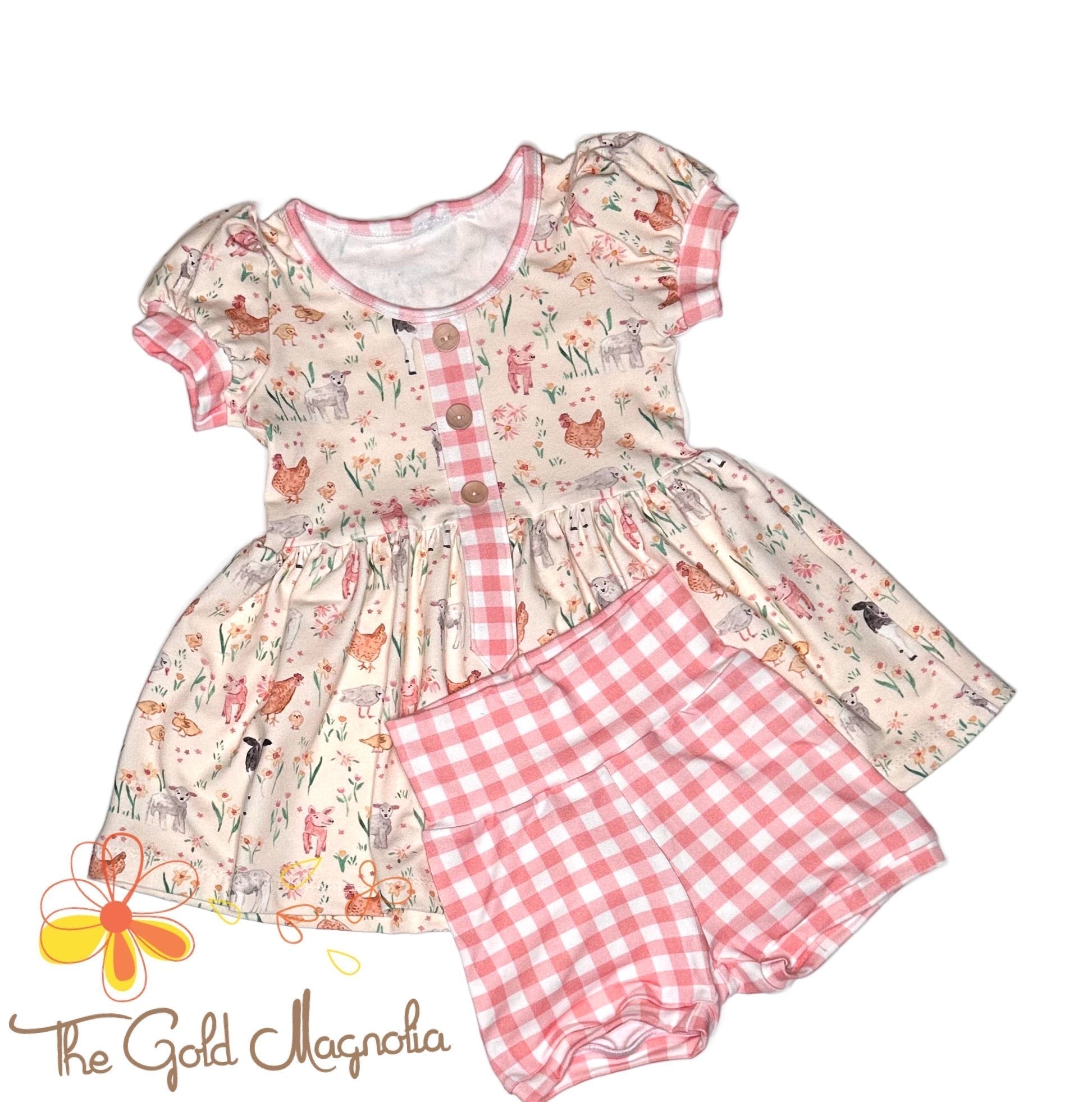 Girls Farm Play Set Size 5