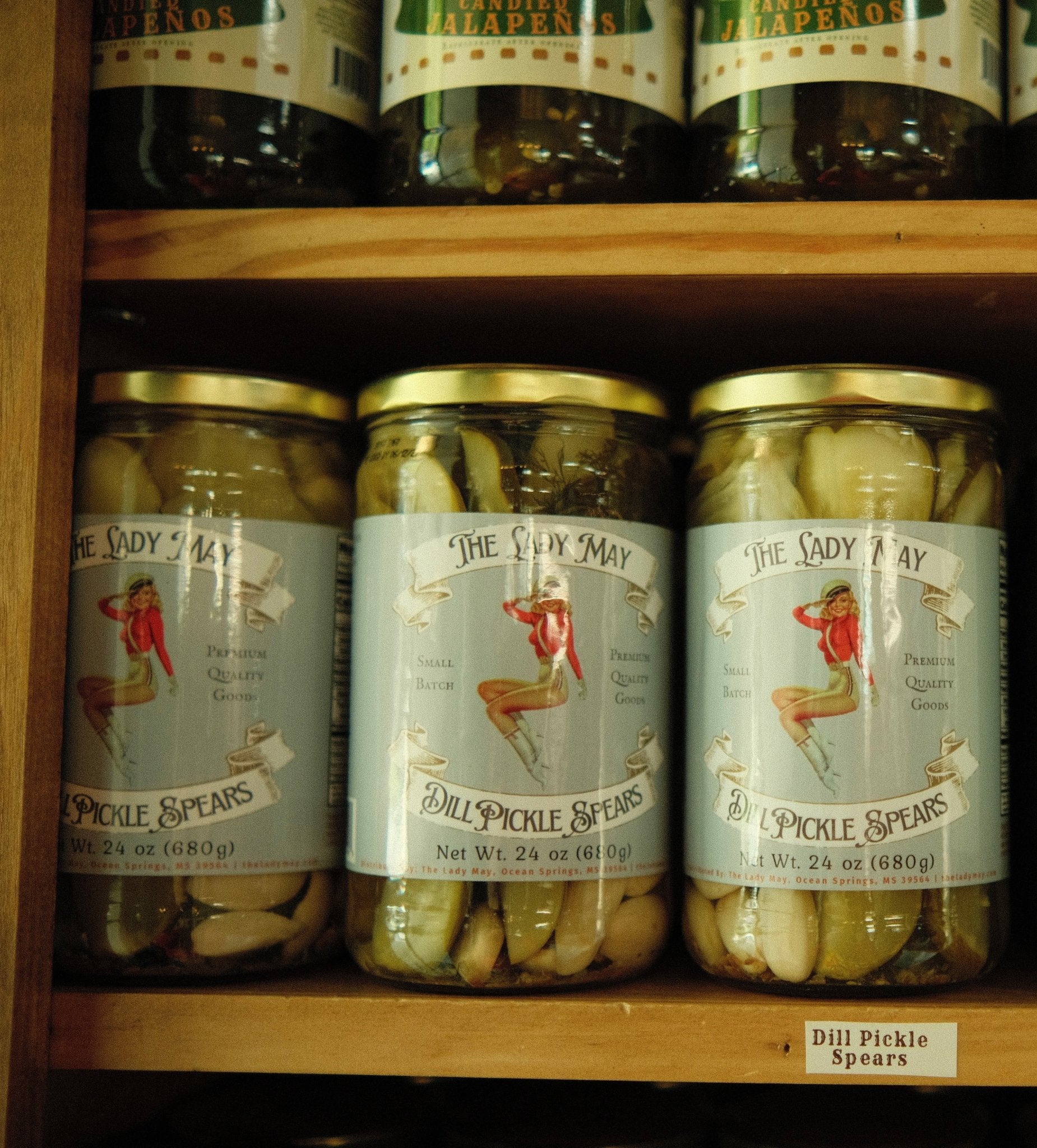 The Lady May Dill Pickle Spears - Small Batch Southern Garlic Dill Pickles