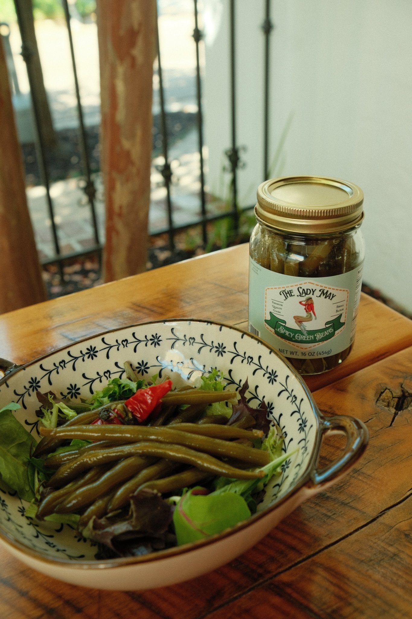 Spicy Pickled Snap Beans