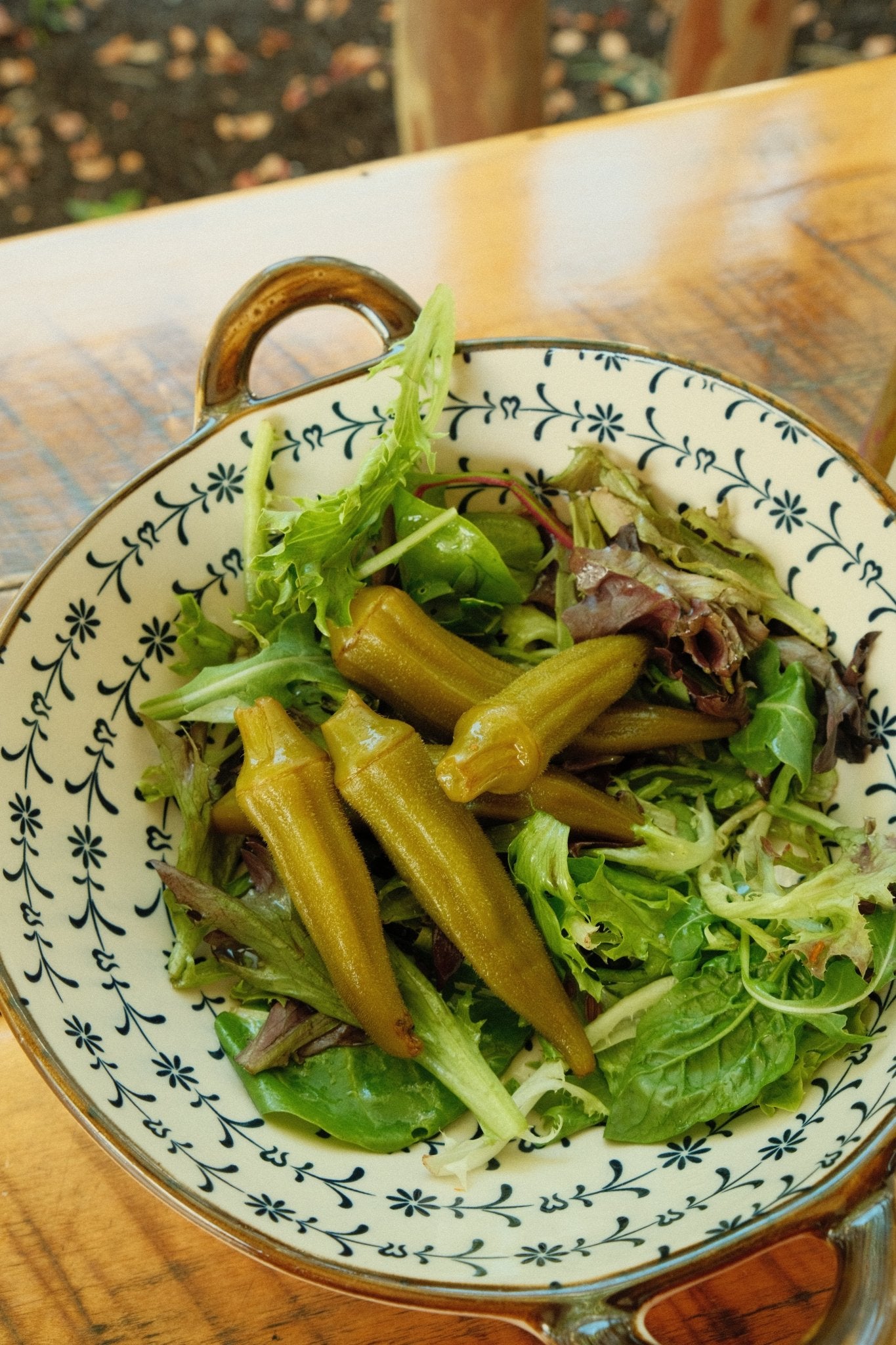 The Lady May Mild Pickled Okra - Small Batch Southern Garlic Dill Okra