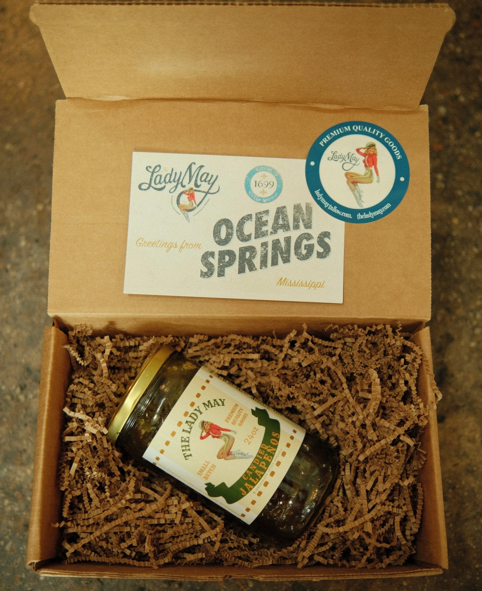 Sweet Heat Candied Jalapeños – The Lady May’s Small-Batch Cowboy Candy | Sweet & Spicy Pickled Jalapeños in 24oz Glass Jar