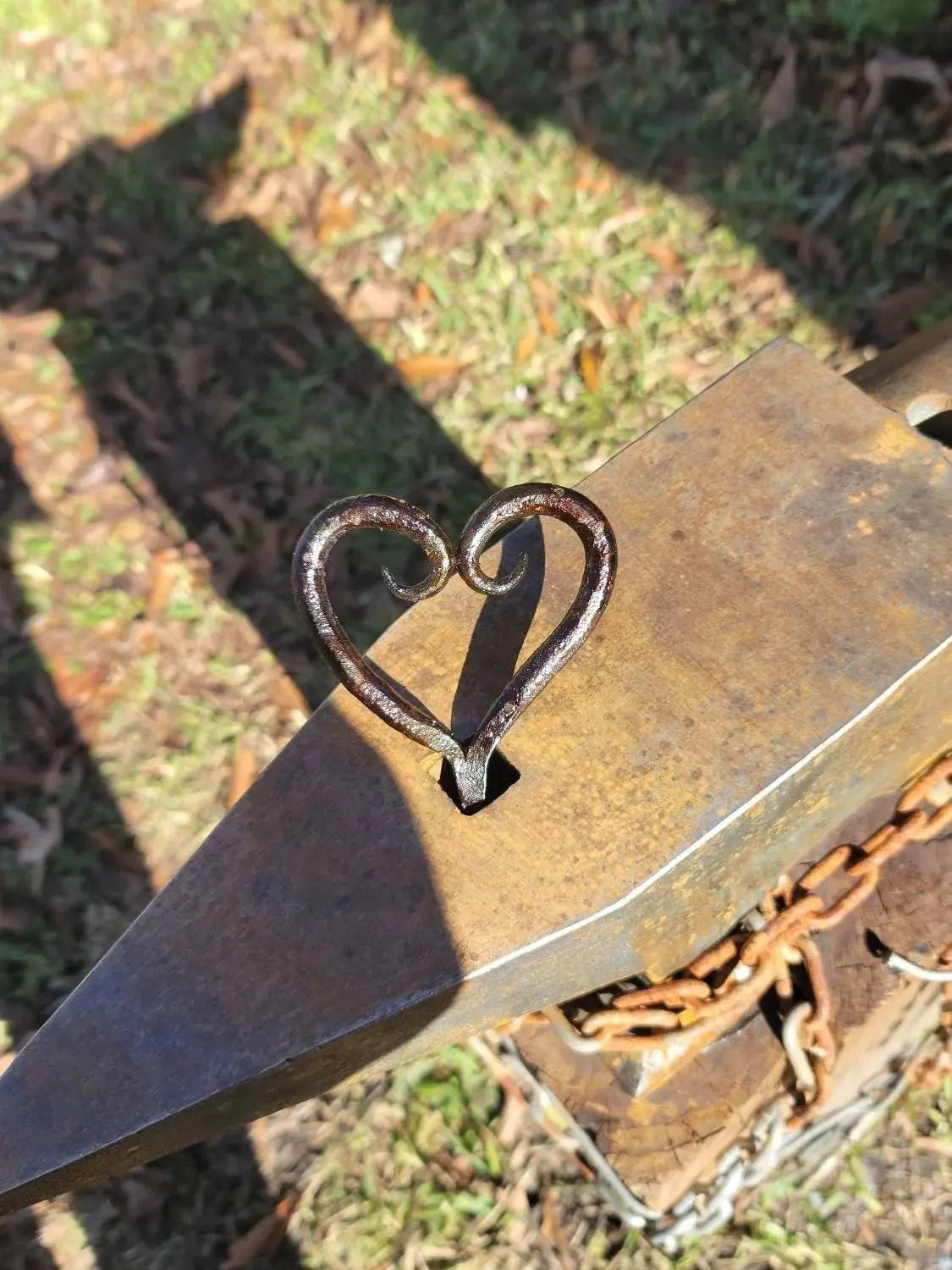 Decorative Blacksmith Heart Redbeard's Forge LLC