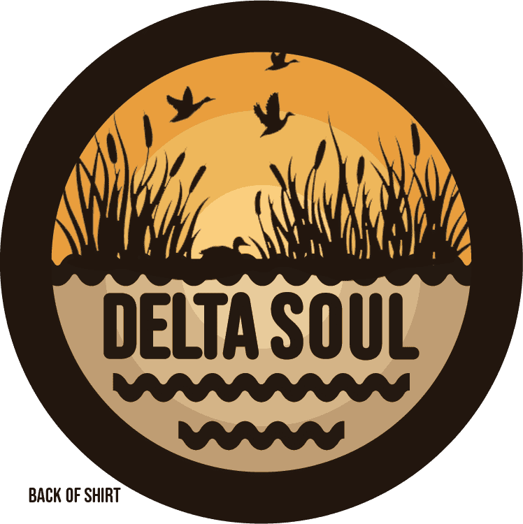 Delta Soul Duck Hunting Shirt: Mississippi Delta Scene, UV Protection, Waterfowl Apparel