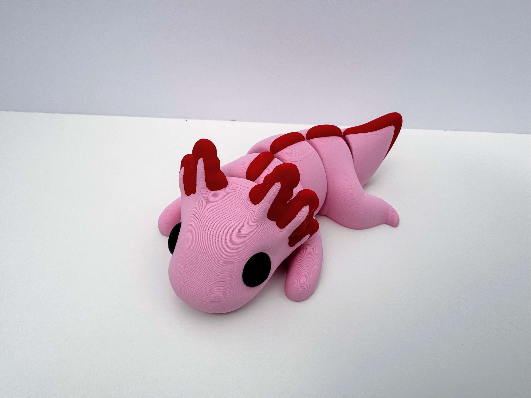 Axolotl Fidget Toy: 3D Printed Sensory Toy for Stress Relief | Mushroom Lady Co.
