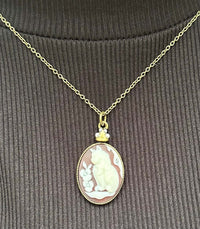 Garden Cat Necklace by Mushroom Lady Co. – Mississippi handmade whimsical cat jewelry