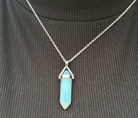 Milky Crystal Necklace by Mushroom Lady Co. – Mississippi handmade whimsical fantasy jewelry