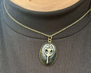 Oval Relic Pendant Necklace by Mushroom Lady Co. – Mississippi handmade mystical jewelry