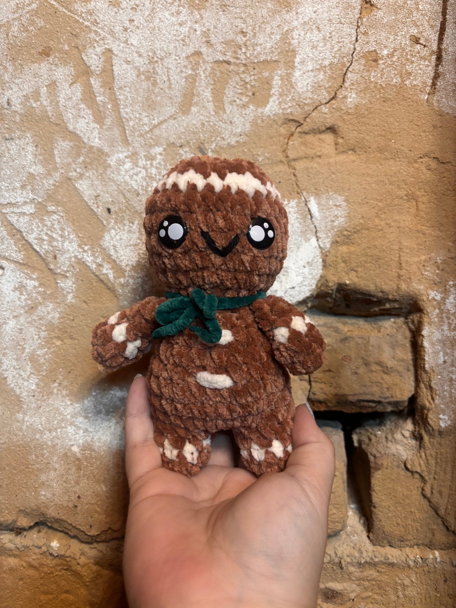 Crocheted Christmas Set Featuring: Gingerbread man, Reindeer, Mr. Snowman, and Grinch