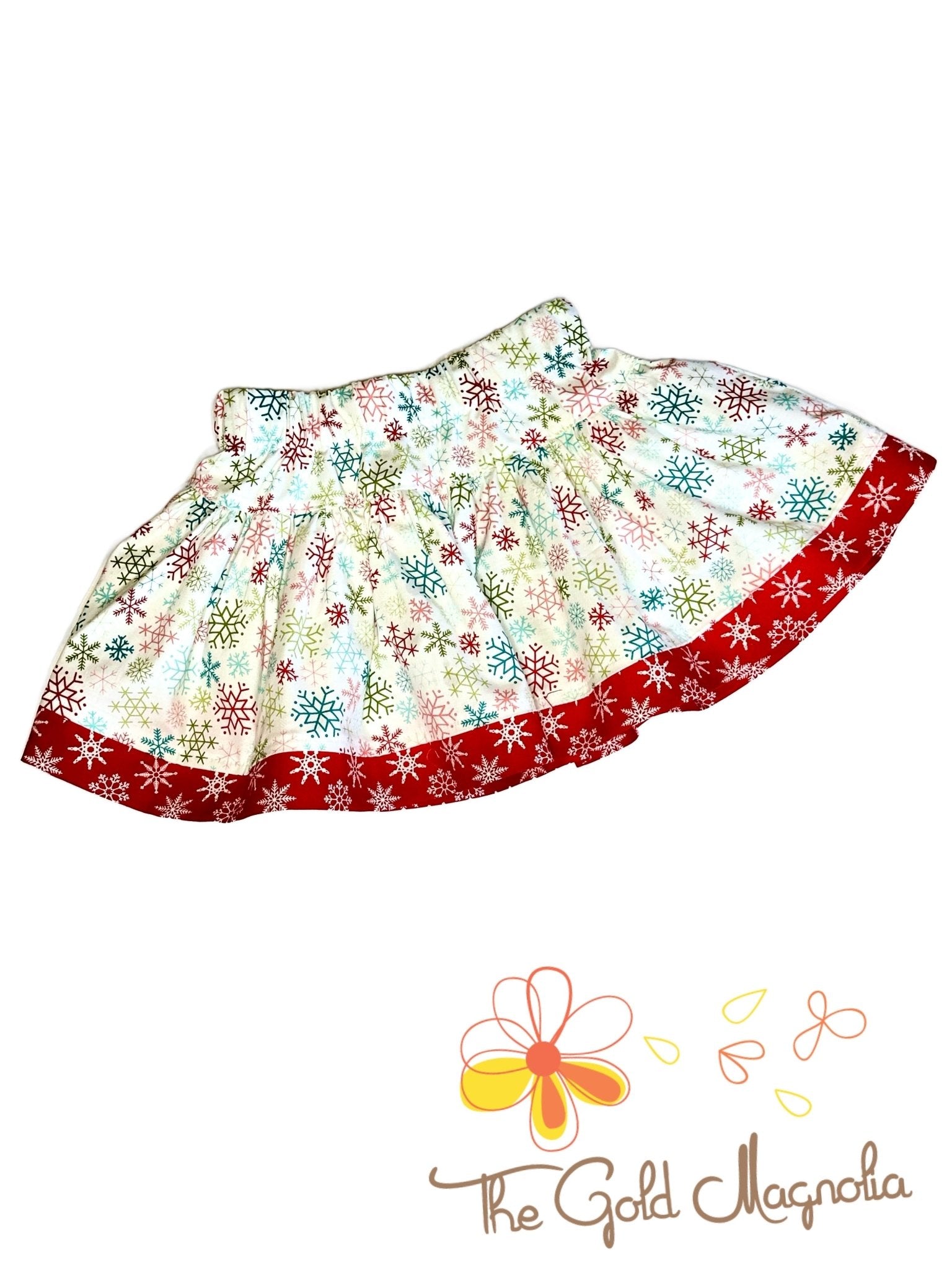 Snowflake Skirt Size 5 | Girls Twirl Skirt | Winter Clothing | Main Street Collective