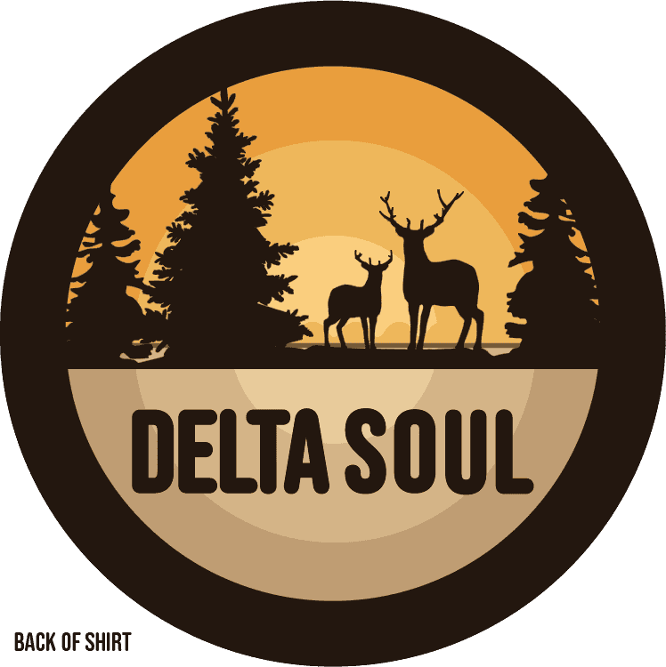 Delta Soul Deer Hunting Shirt: UV Protection, Mississippi Outdoor Apparel, Buck & Doe Silhouette