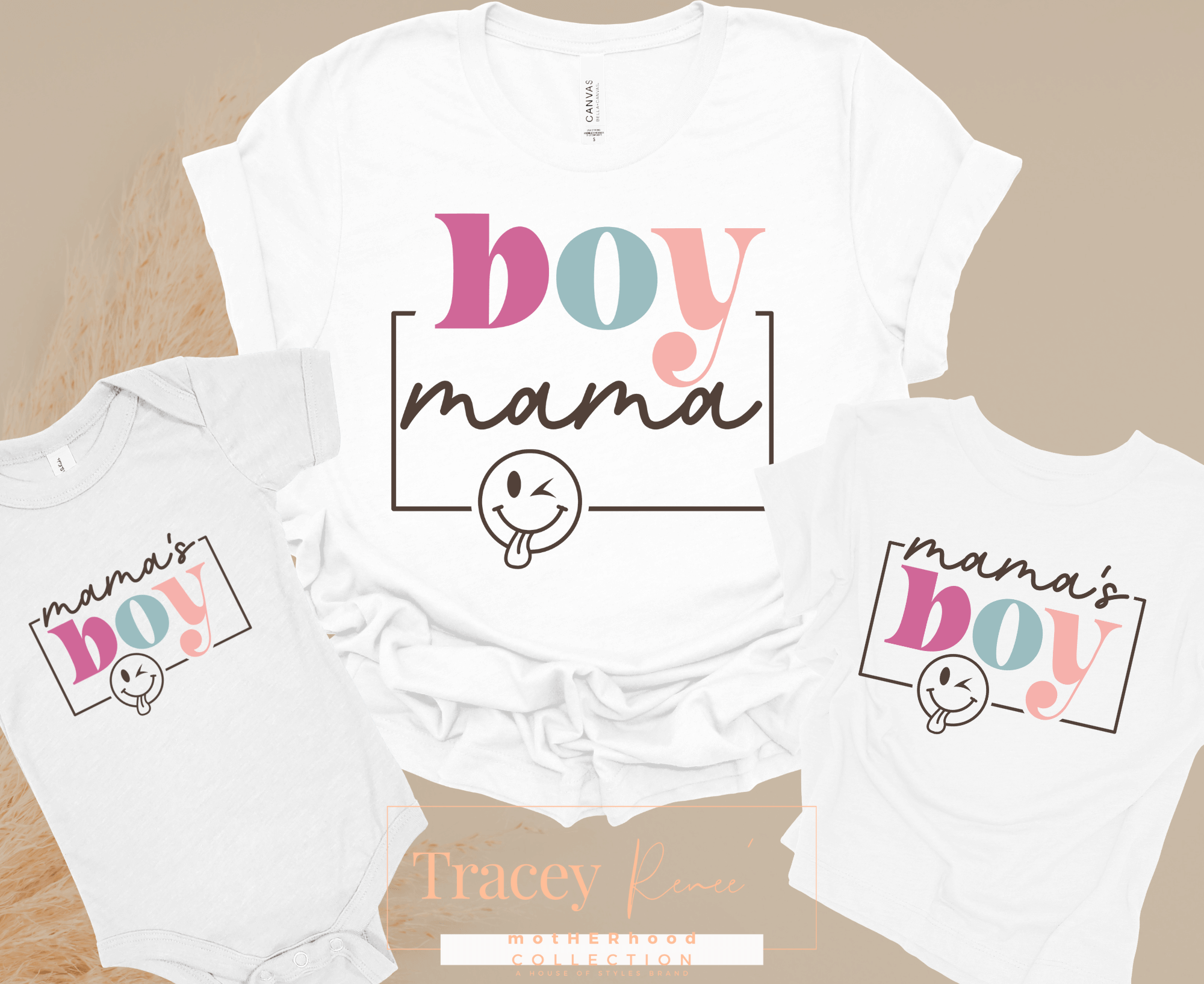 Boy Mama Spring Colors T-Shirt