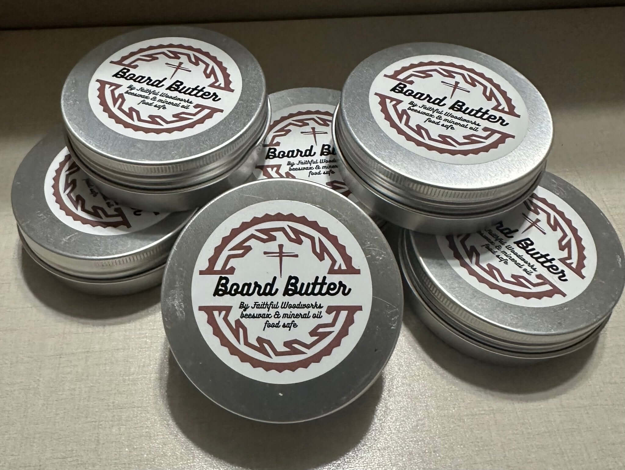 Board Butter by Faithful Woodworks - Food Safe Wood Conditioner for Cutting Boards and Utensils. Made in Mississippi