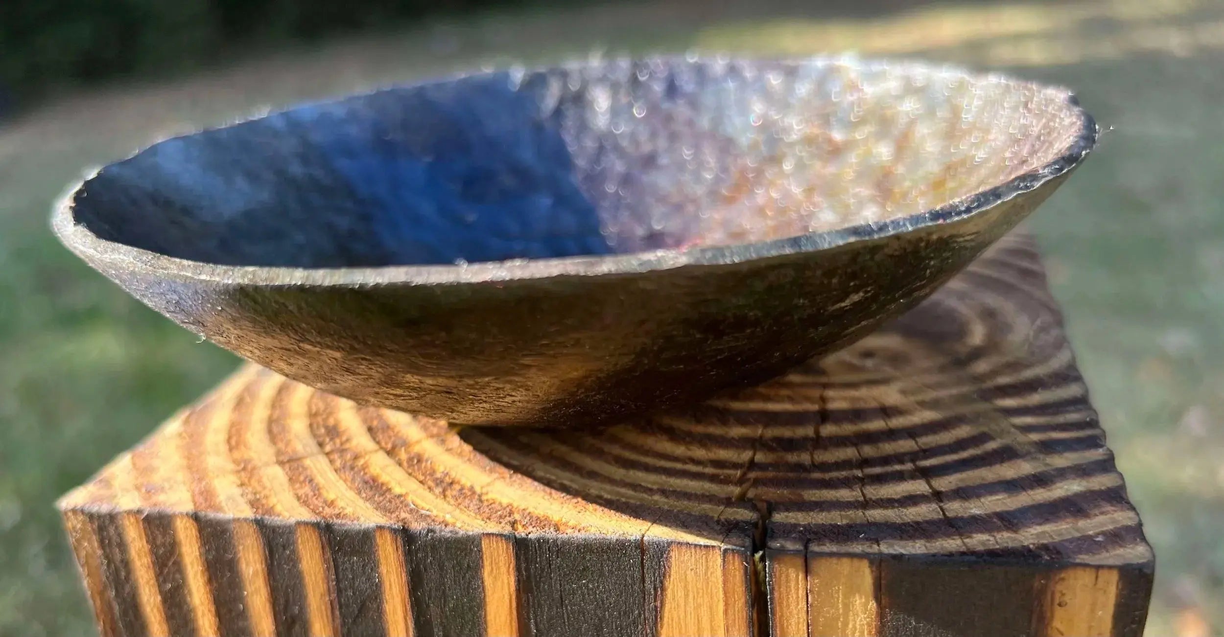 Forged Round Dish Redbeard's Forge LLC