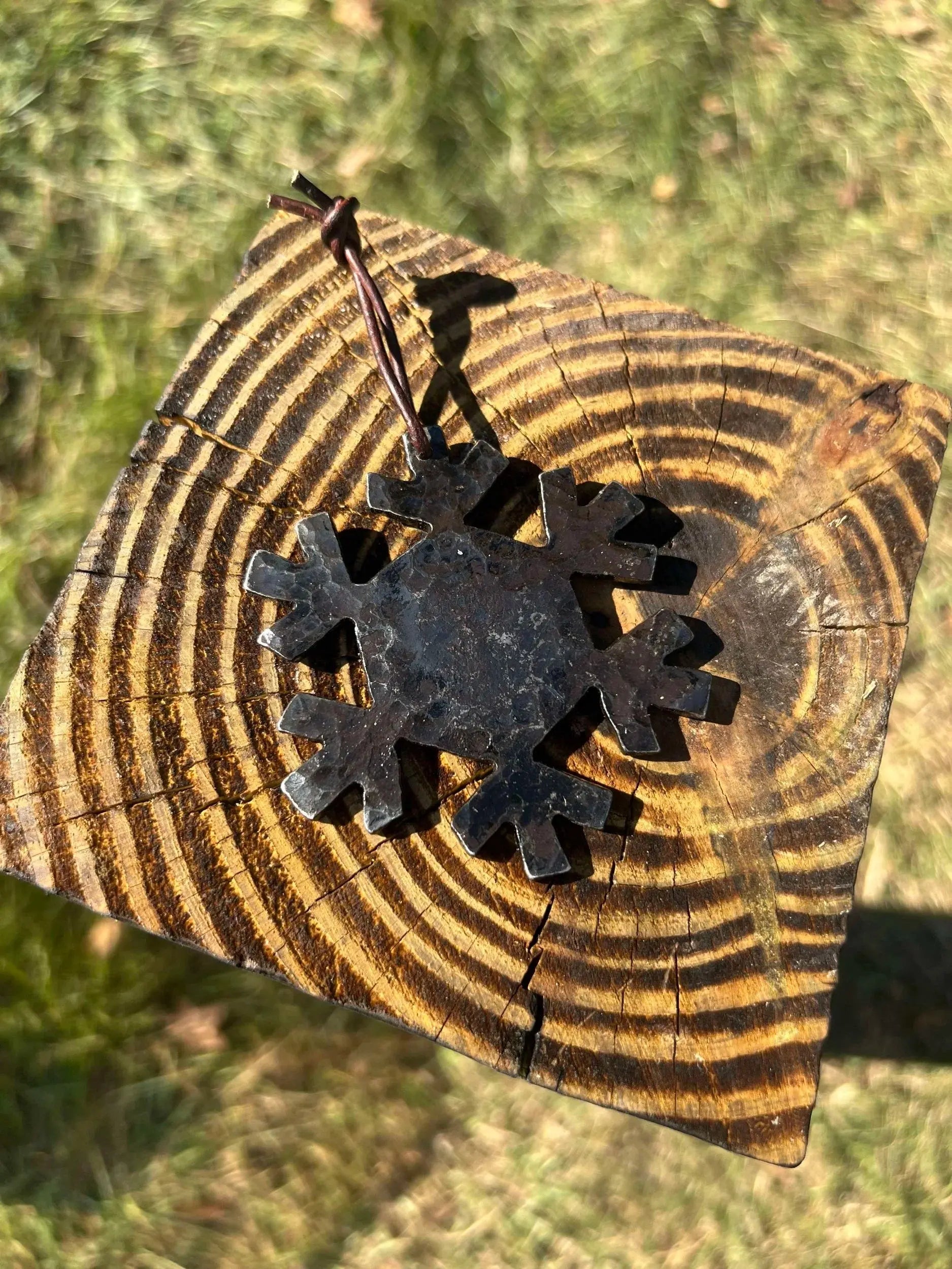 Forged Snowflake Style 3 Redbeard's Forge LLC