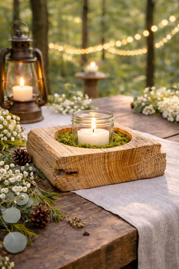 Hand Turned Heart Pine Bowl – Historic Old Growth Wood Vessel
