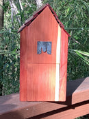 Handcrafted Birdhouse with Secure Hanging Bracket - Eco-Friendly Design