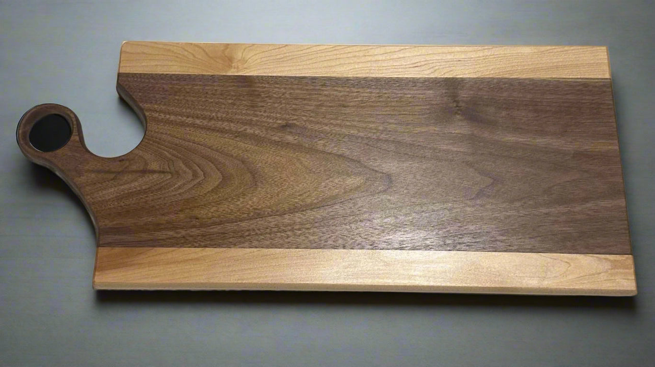 Walnut & Maple Charcuterie Board  23"