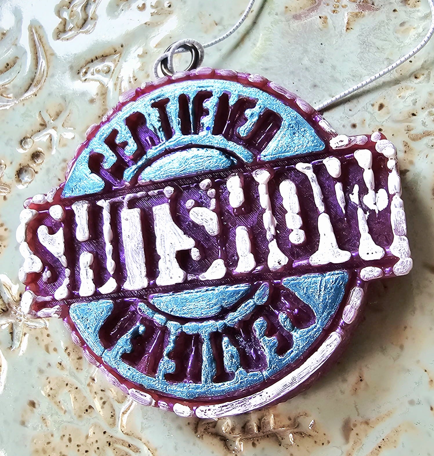 Certified Shitshow Car Freshie: Handmade Aroma Bead Air Freshener