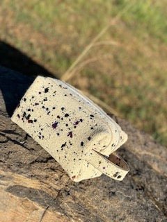 Speckled Leather Dop Bag - Travel Toiletry & Makeup Bag - Main Street Collective