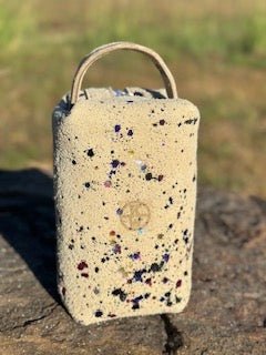 Speckled Colored Toiletry/Makeup Bag - Leather Dop Kit - Main Street Collective