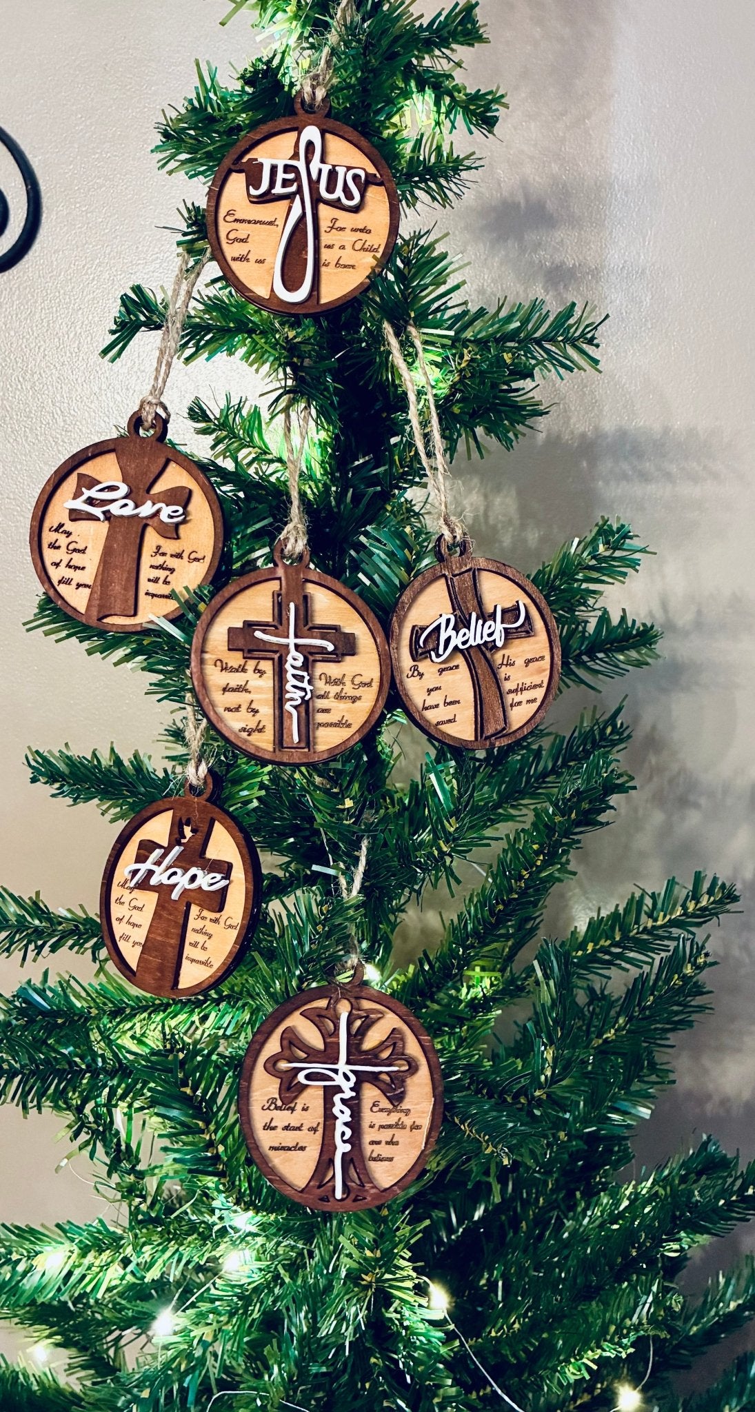 Faith Ornaments Set of 6