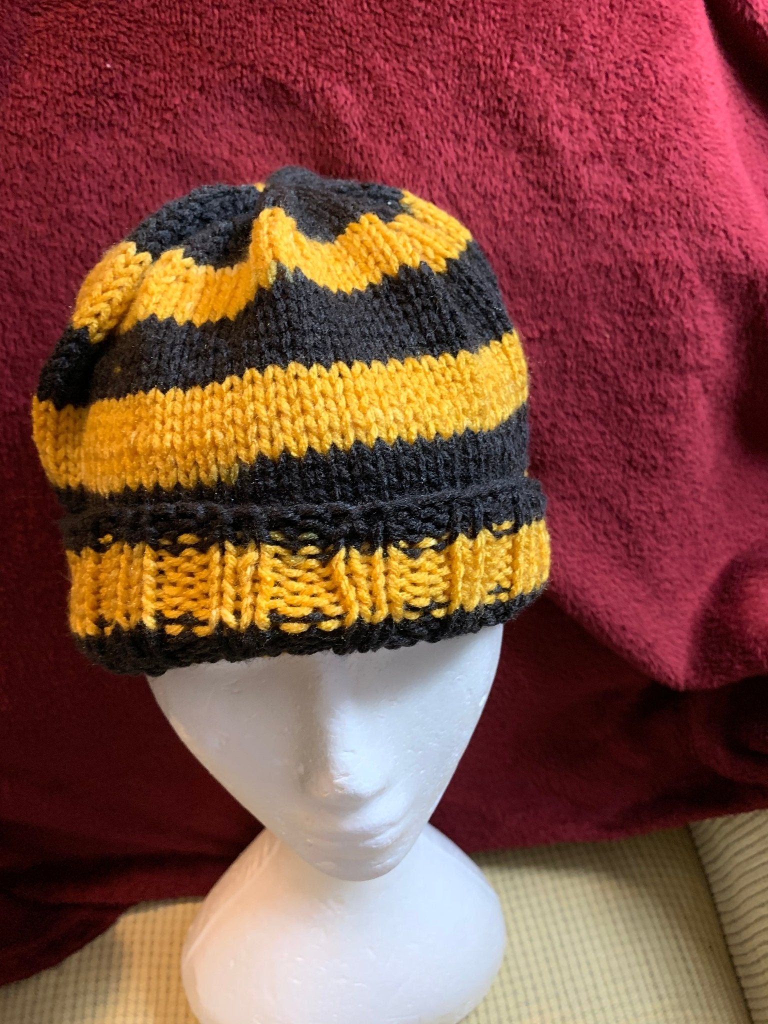 USM Golden Eagles Knitted Hat - Black and Gold Beanie from Main Street Collective
