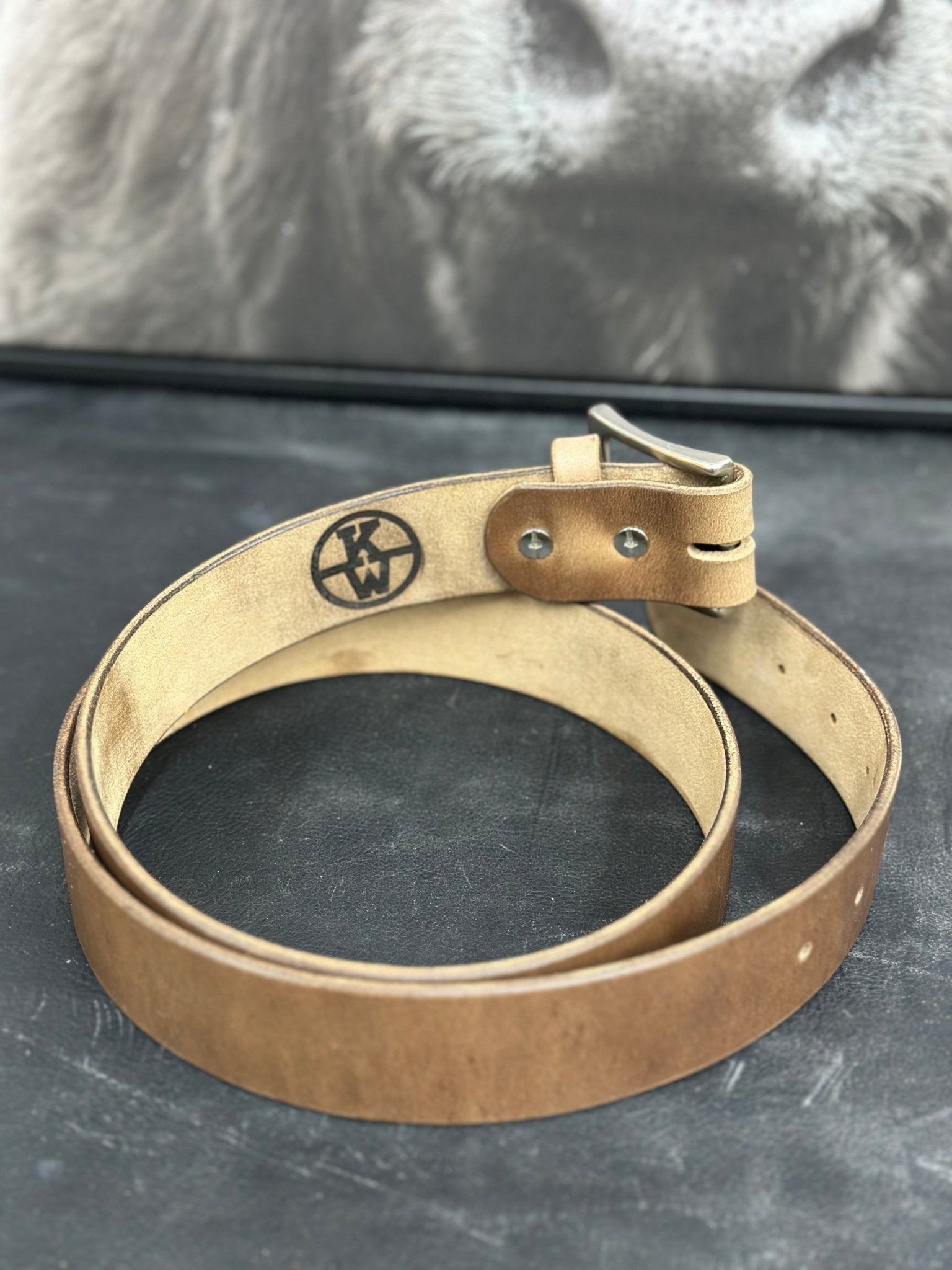 Handmade Custom Leather Belt | Full-Grain Leather Belt Men's Women's Belt | Main Street Collective