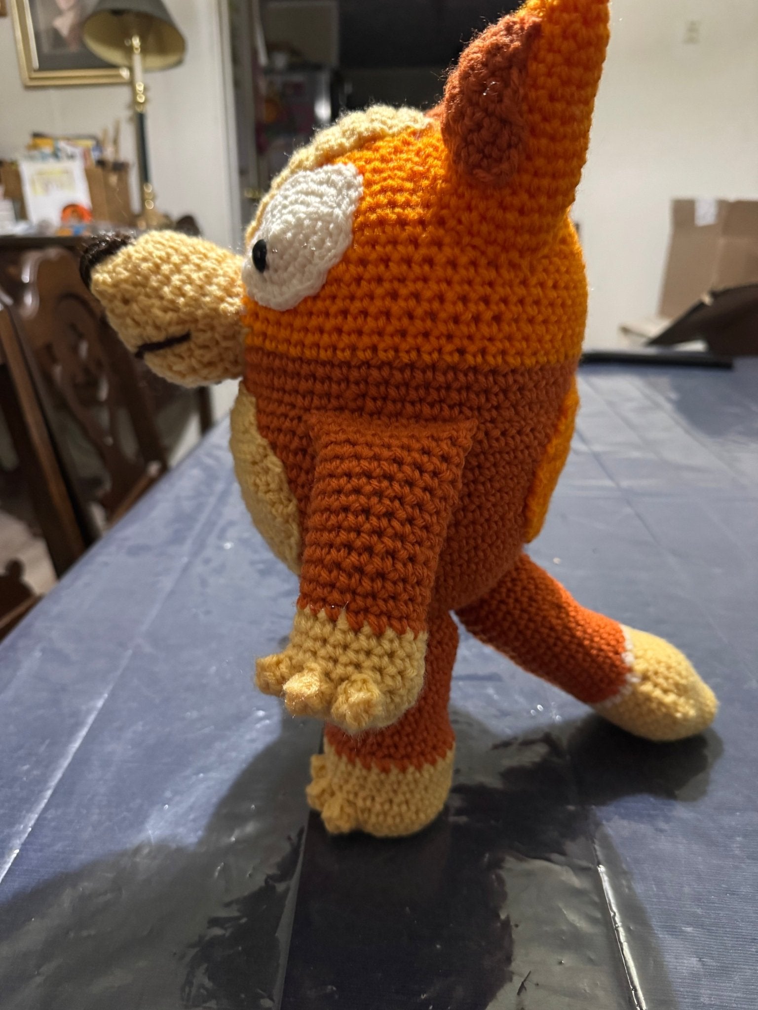 Bingo Bluey Crochet Doll - Handmade toy from Main Street Collective.
