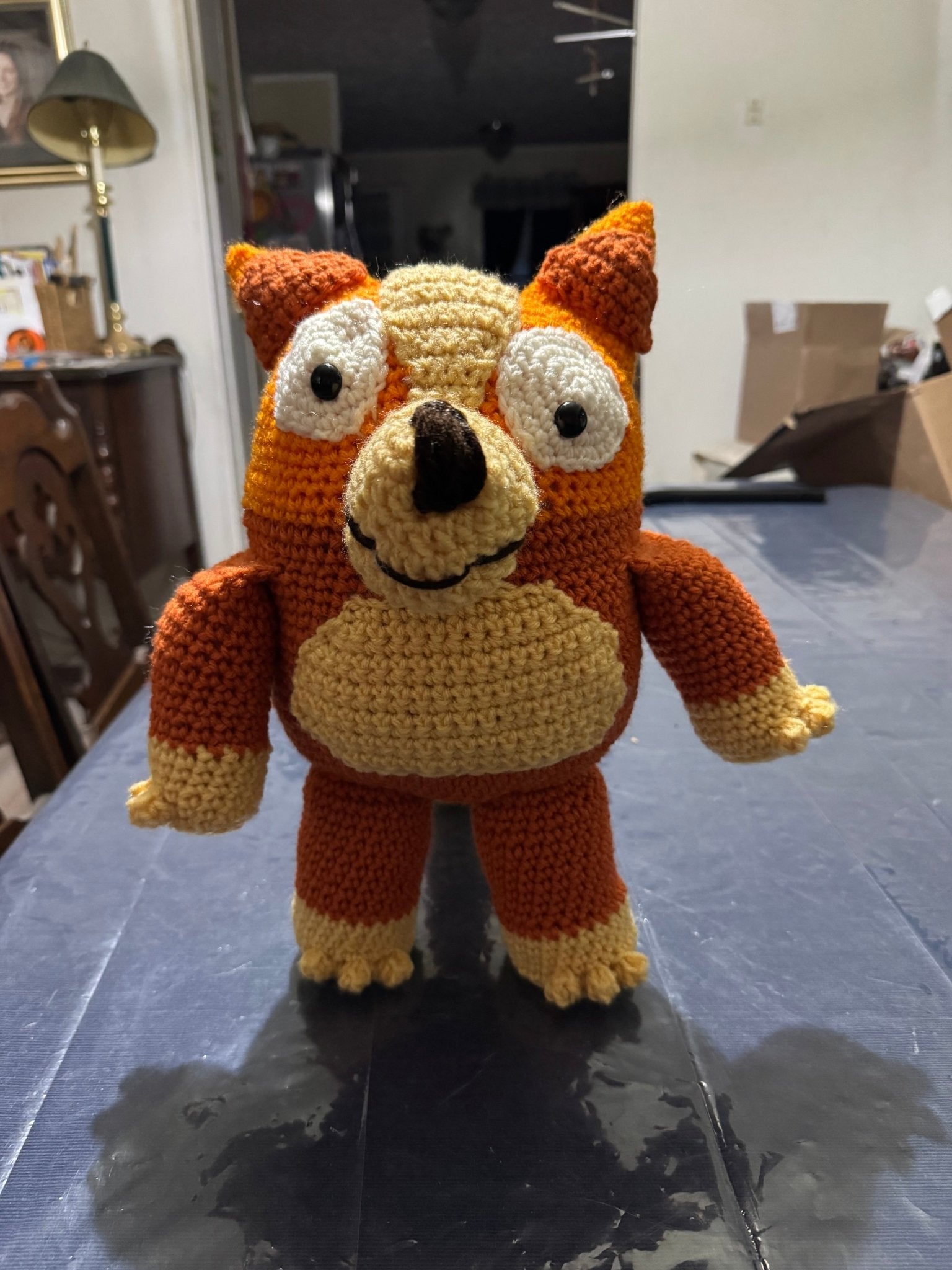 Bingo Crochet Doll - Bluey's Sister from Main Street Collective: A Handcrafted Treasure