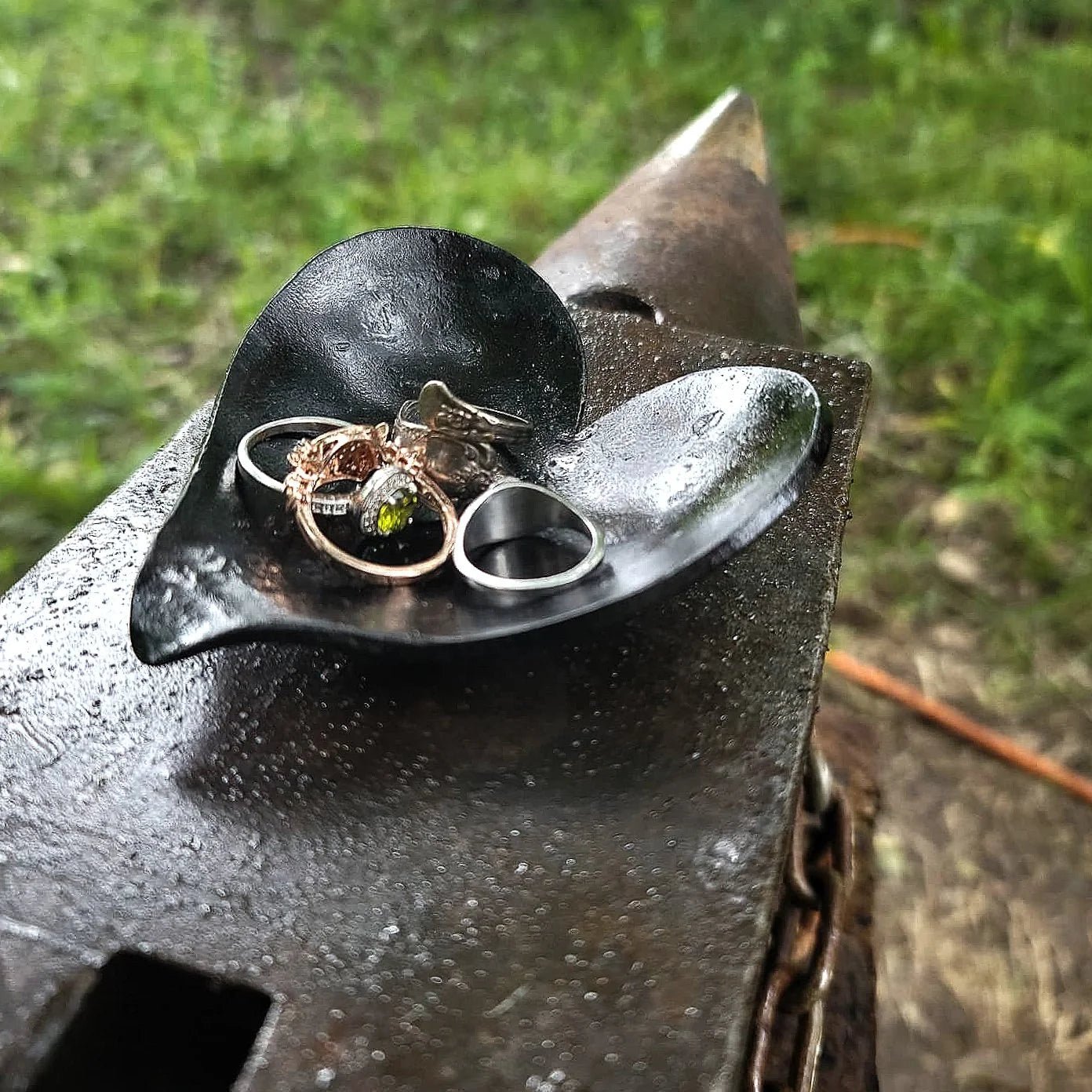 Forged Heart Shaped Dish