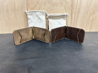 Leather Money Clip Wallet | Handmade Card Holder | Main Street Collective