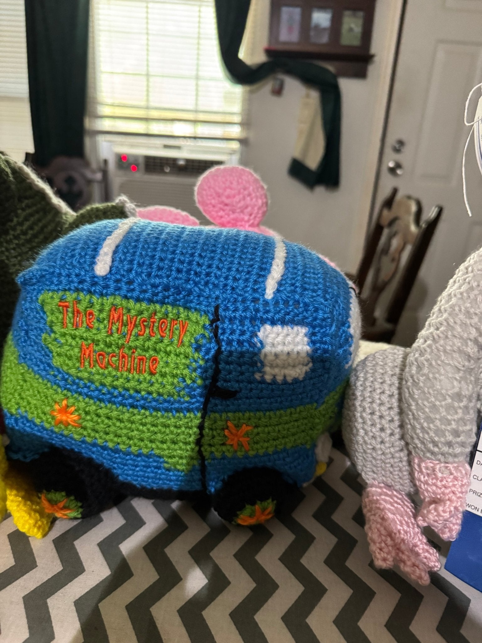 Crochet Mystery Machine Van - Handmade Scooby-Doo Toy by Main Street Collective