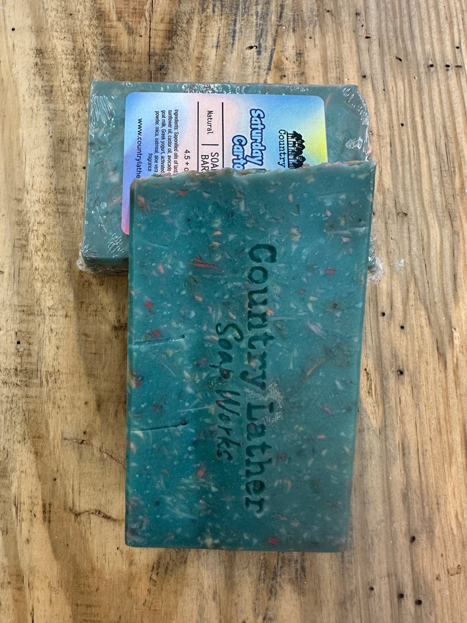 Saturday Morning Cartoons Soap by Country Lather Soap Works: Handmade, Goats Milk, Shea Butter, Nostalgic Fruity Scent
