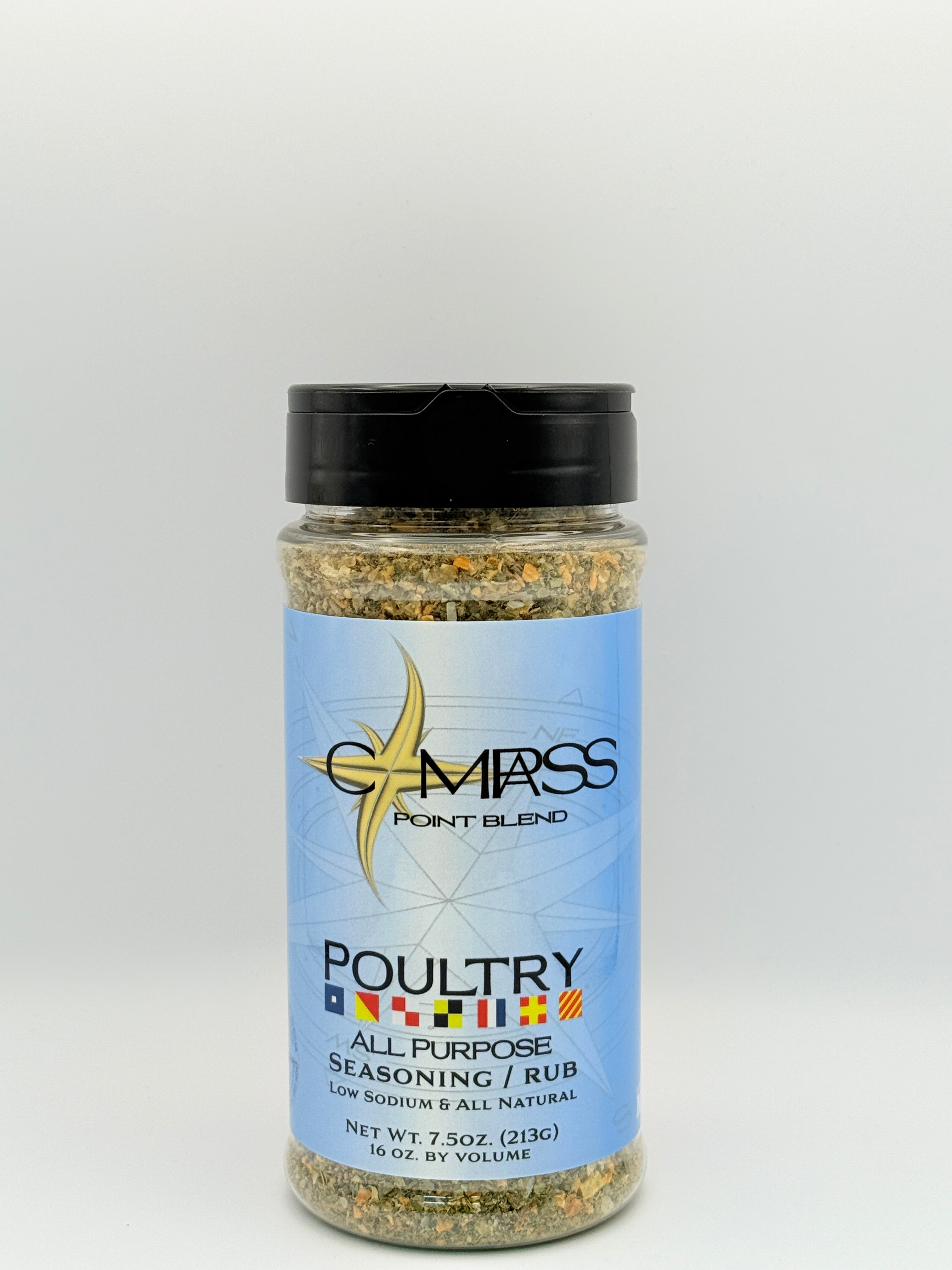 CMRSS Poultry Blend: All Purpose Seasoning & Rub for Chicken, Turkey & Pork. Low Sodium & All Natural
