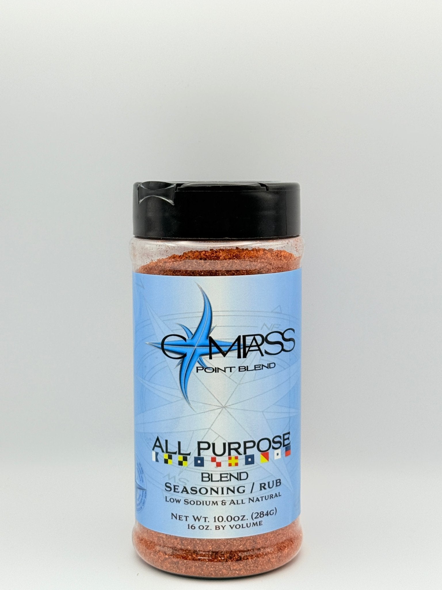 Main Street Collective All Purpose Seasoning Blend: Low Sodium, All Natural spice rub for versatile cooking. 10oz Net Wt.